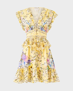 Lniana sukienka w kwiaty Darling Buds - Image #0
