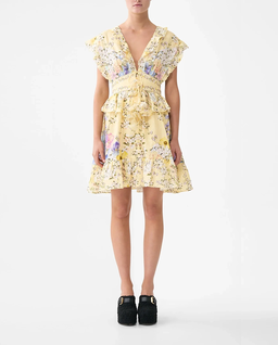 Lniana sukienka w kwiaty Darling Buds - Image #1