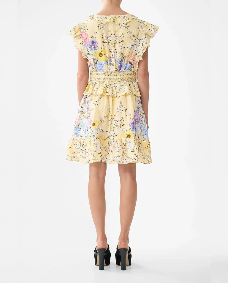 Lniana sukienka w kwiaty Darling Buds - Image #2