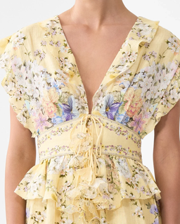 Lniana sukienka w kwiaty Darling Buds - Image #4