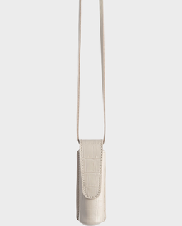Kremowe etui na szminkę Croco - Image #3