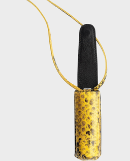 Żółte etui na szminkę Python - Image #1