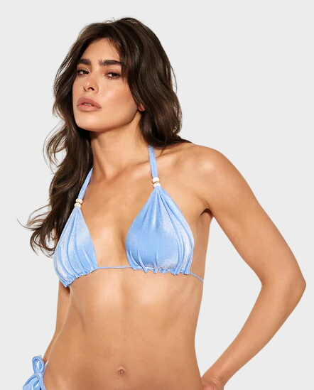 Błękitne bikini Silver Sky