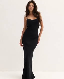 Czarna maxi sukienka Lise - Image #1