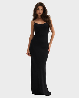 Czarna maxi sukienka Lise - Image #0