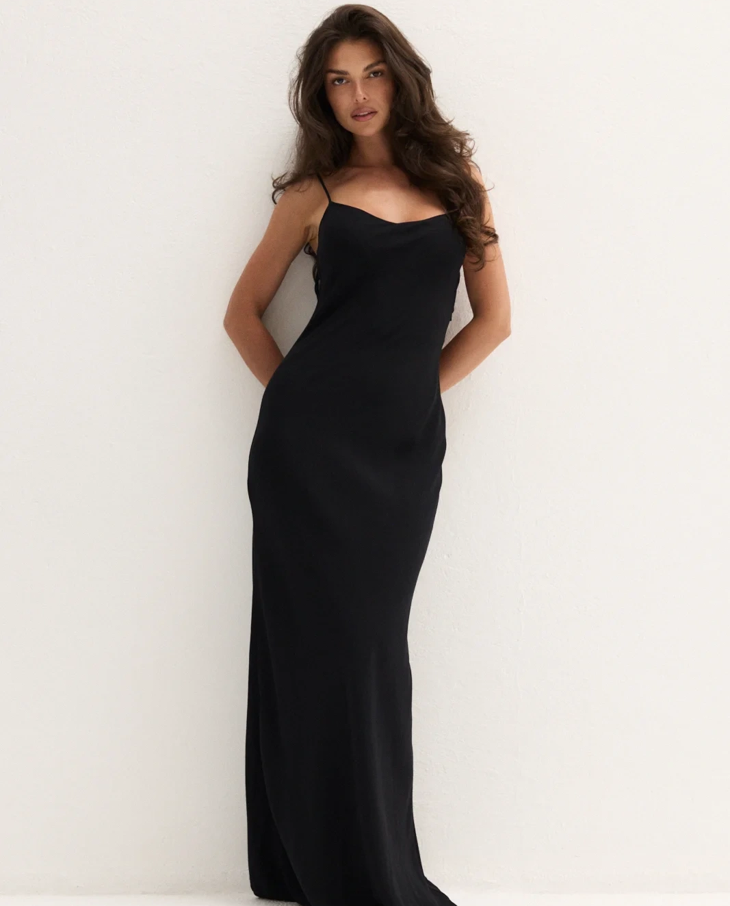 Czarna maxi sukienka Lise - Image #3
