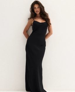 Czarna maxi sukienka Lise - Image #3