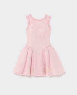 Jasnoróżowa sukienka mini bez rękawów - Image #0