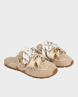 Zamszowe sneakersy Admire Off White Suede - Image #1