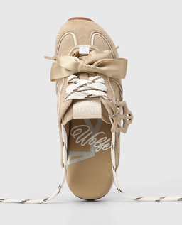 Zamszowe sneakersy Admire Off White Suede - Image #2