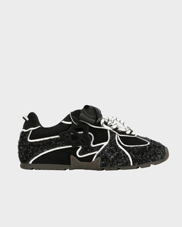 Zamszowe sneakersy Adored Black Hairy Suede - Image #0