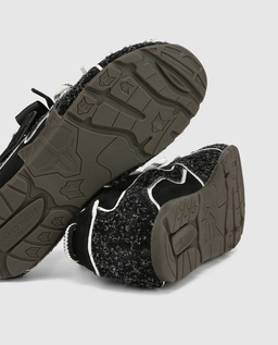 Zamszowe sneakersy Adored Black Hairy Suede - Image #4