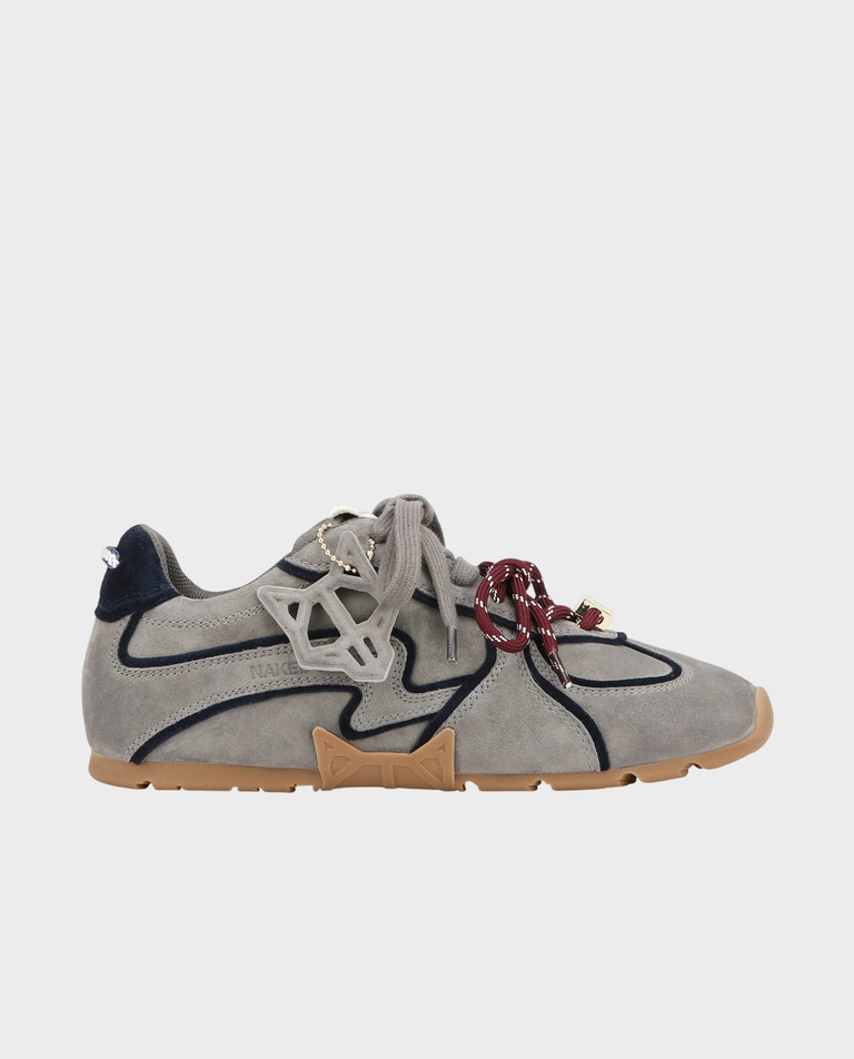 Zamszowe sneakersy Adored Grey Suede