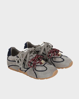 Zamszowe sneakersy Adored Grey Suede - Image #1