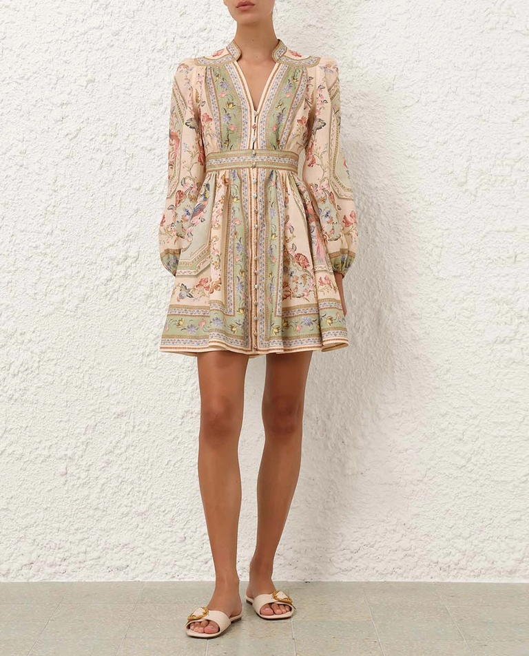 Sukienka w kwiaty Roselight Plunge Mini