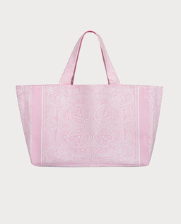Duża jasnoróżowa torba shopper Capri - Image #0