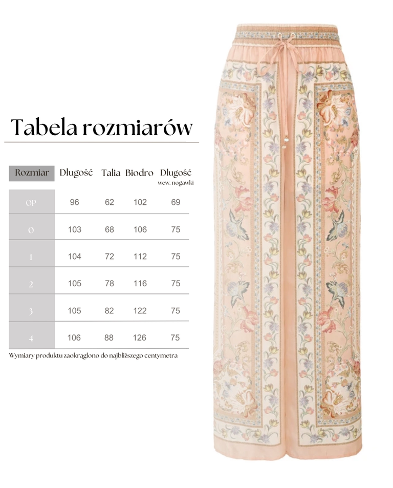 Różowe spodnie Roselight w kwiaty - Image #6