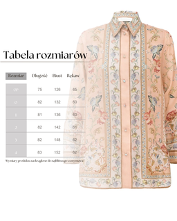 Jedwabna koszula w kwiaty Roselight - Image #7