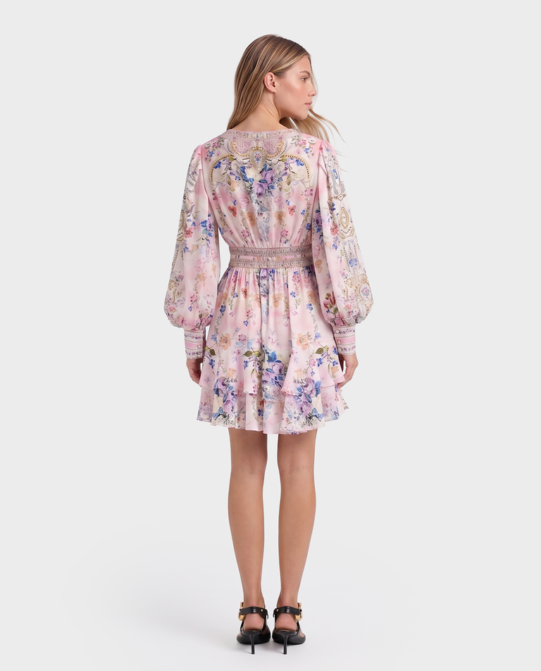 Jedwabna sukienka w kwiaty Palatial Pastels - Image #2