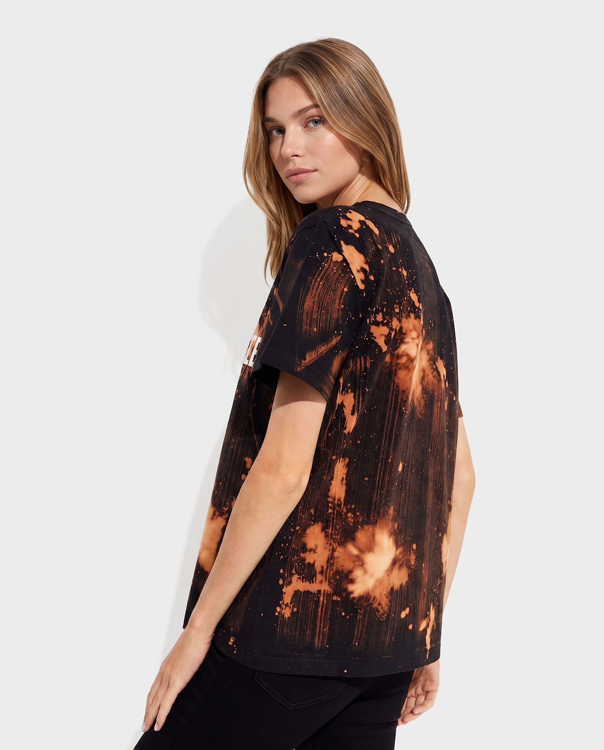 T-shirt tie dye z napisami - Image #2