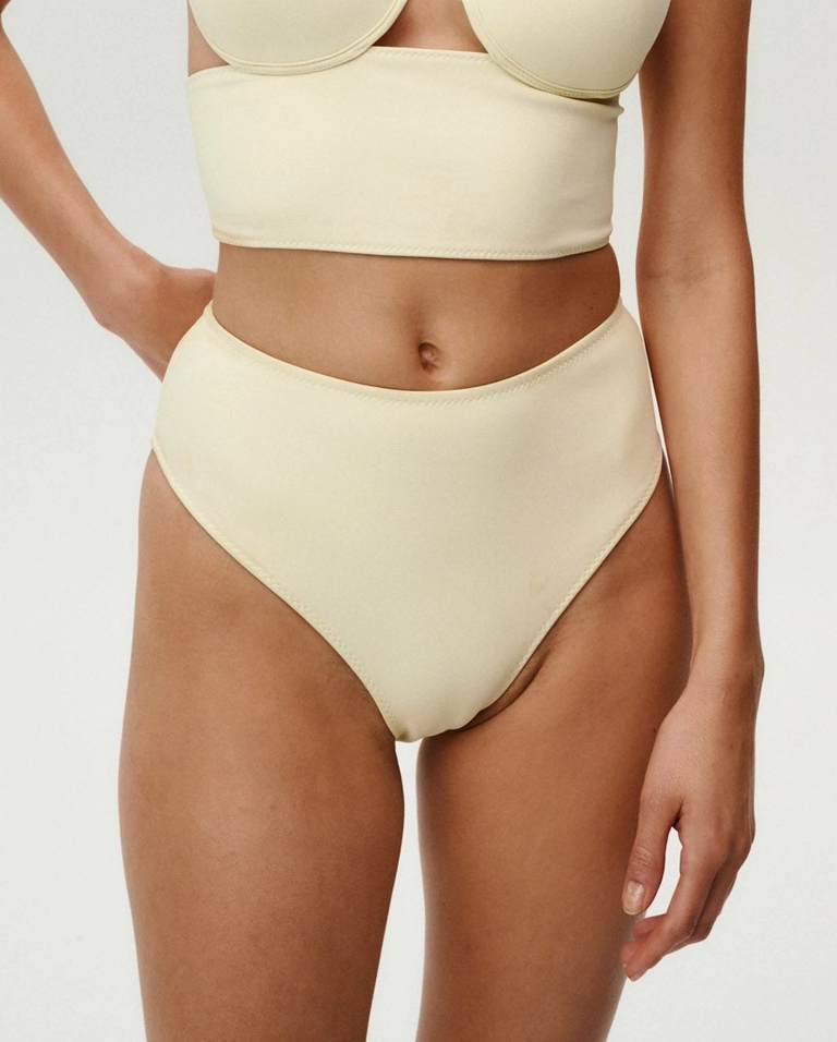 Jasnożółty dół od bikini Naomi