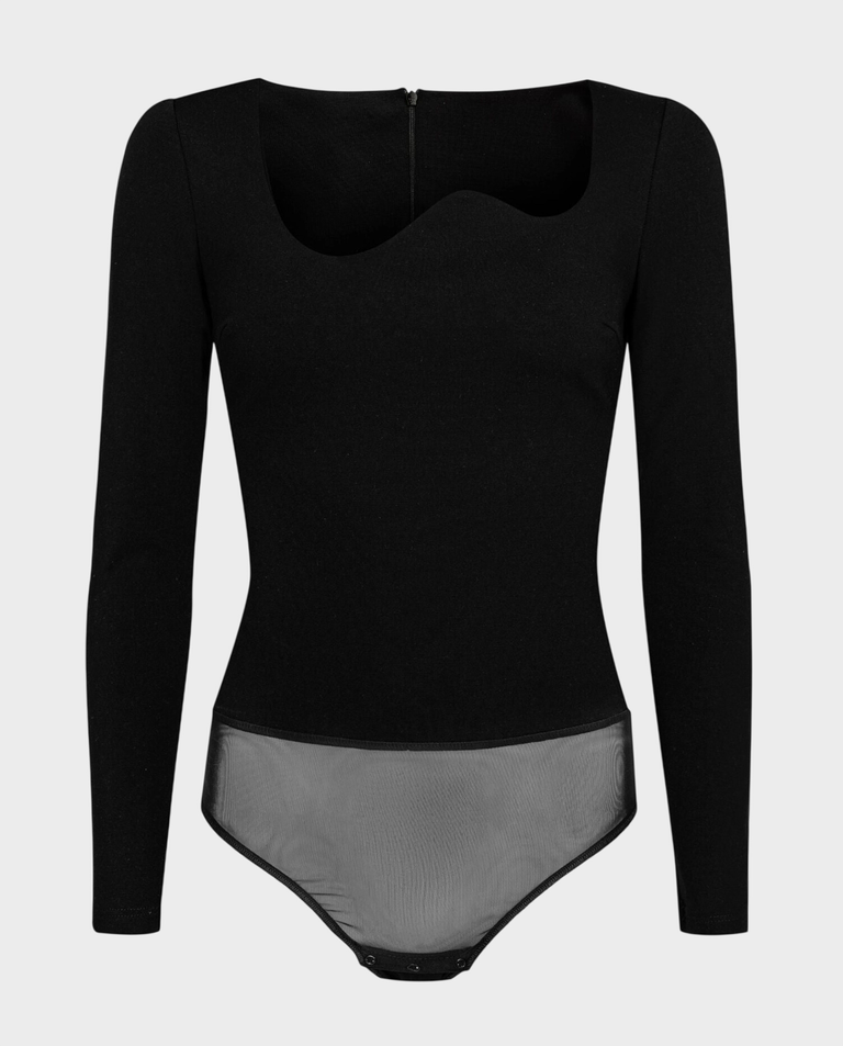 Czarne body Mademoiselle