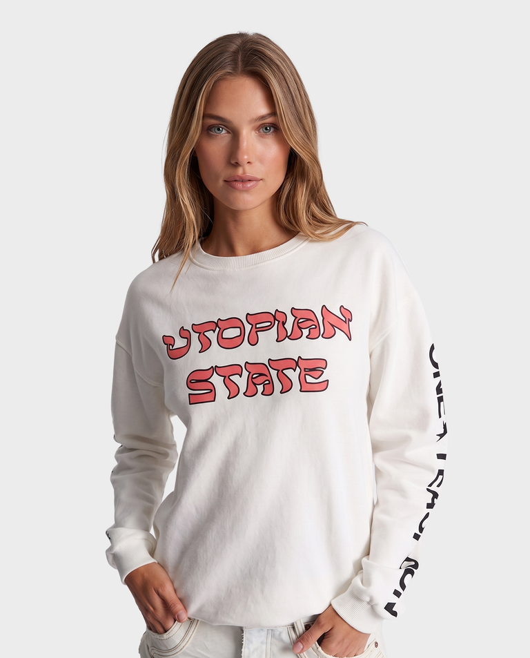 Biała bluza Utopian State