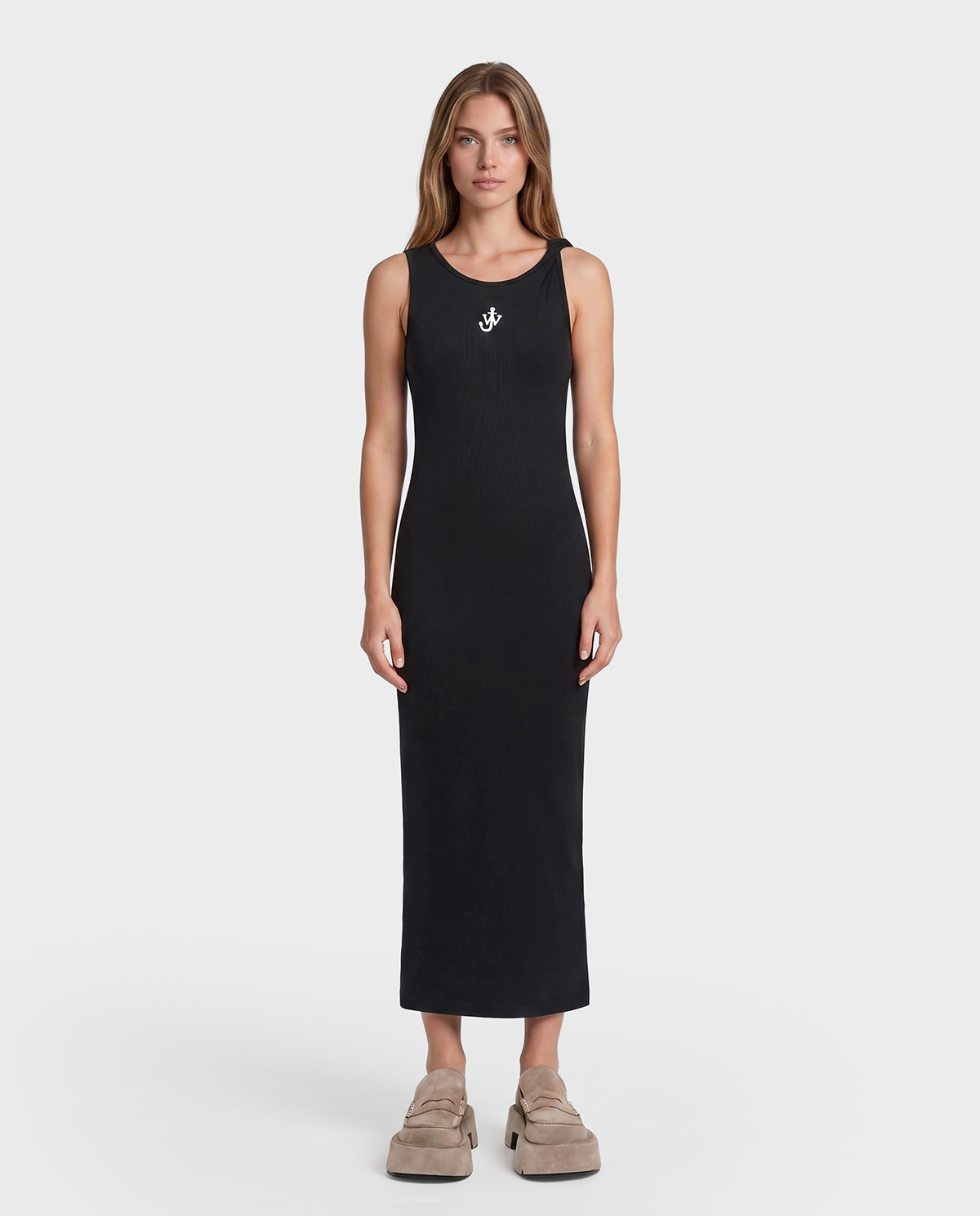Czarna bawełniana sukienka - Image #1