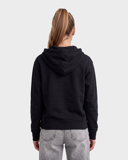 Czarna bawełniana bluza z kapturem - Image #3
