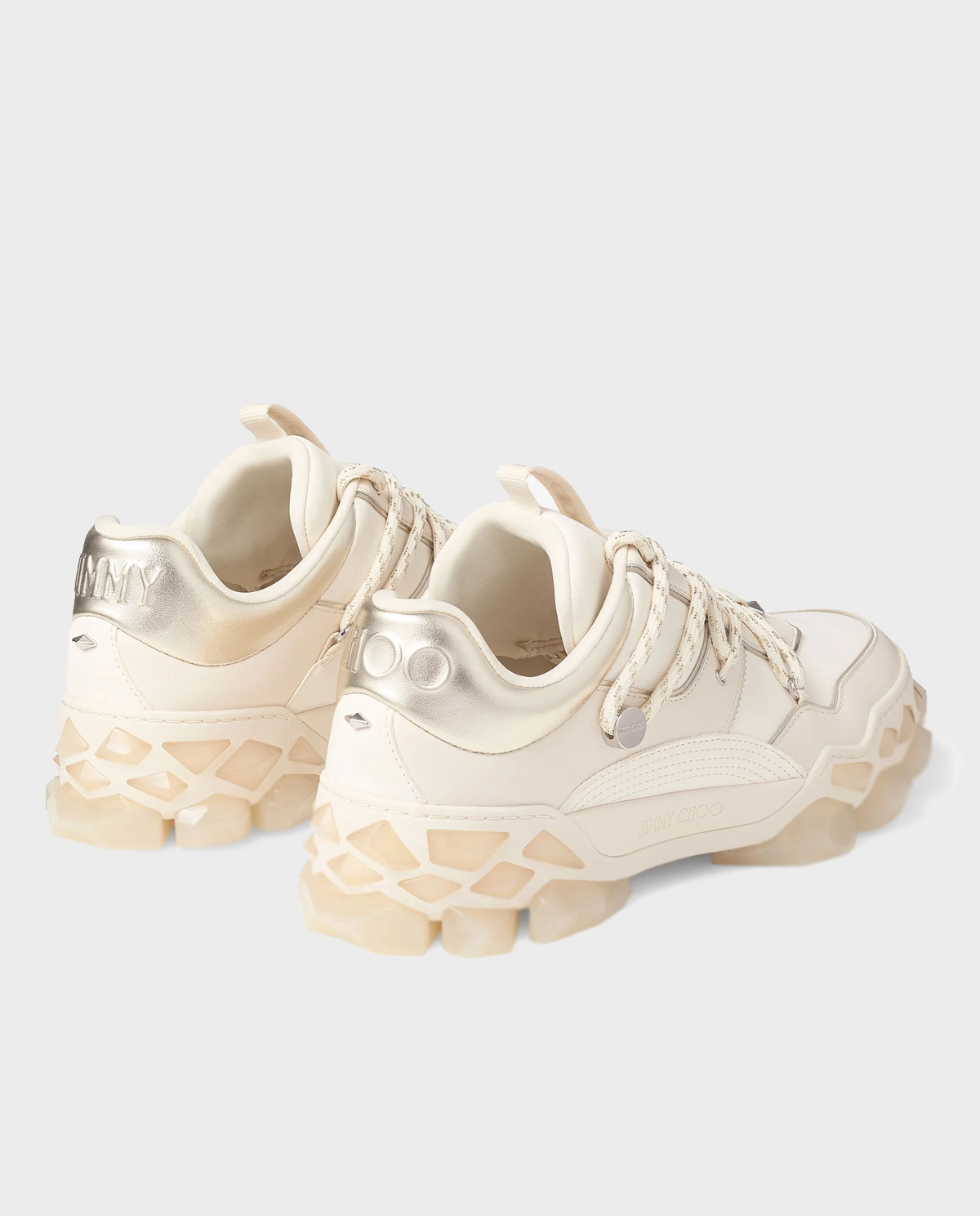Jasnobeżowe sneakersy Diamond X II M - Image #3