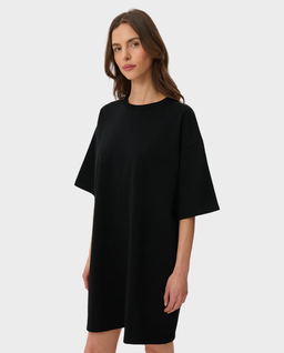 Czarna sukienka o t-shirtowym kroju Victoria - Image #0
