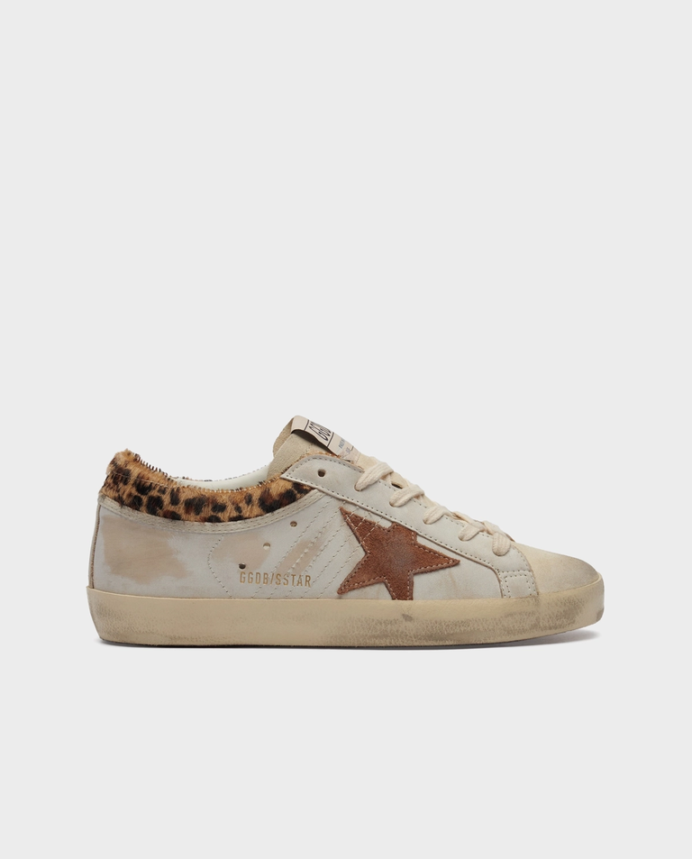Sneakersy Super Star z motywem panterki