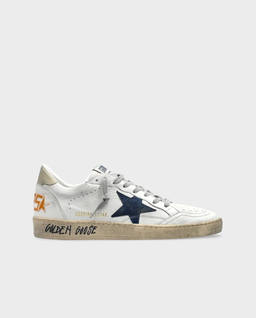 Białe skórzane sneakersy Ball Star - Image #0