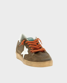 Ciemnobrązowe sneakersy Ball Star - Image #1