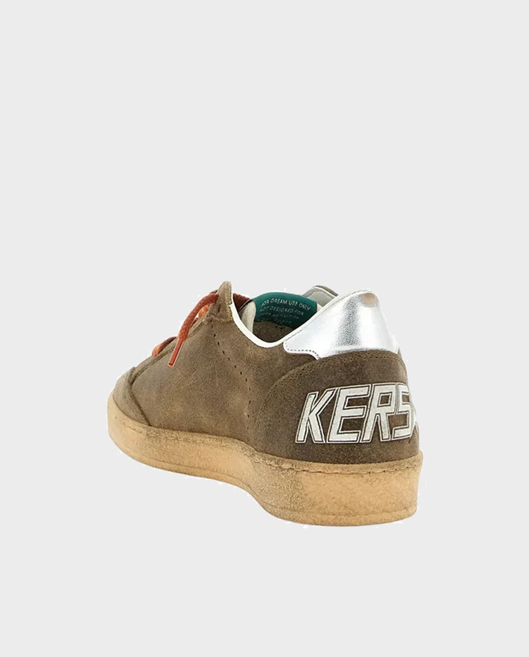 Ciemnobrązowe sneakersy Ball Star - Image #2