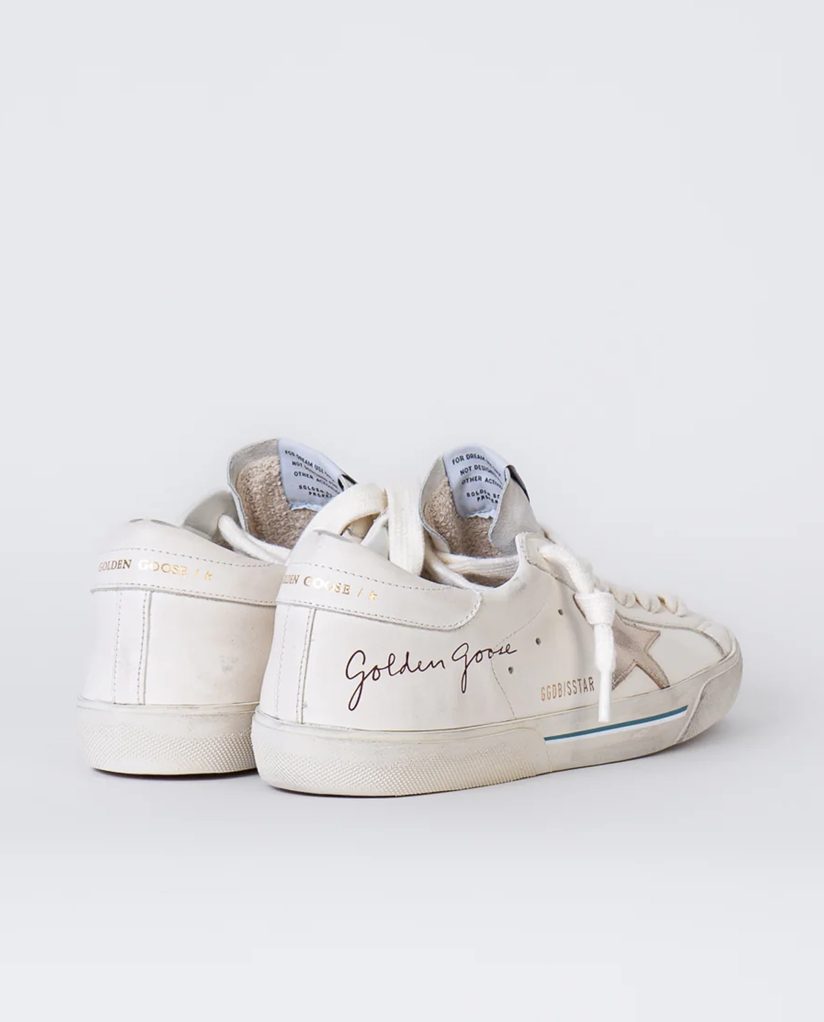 Białe skórzane sneakersy Super Star - Image #2