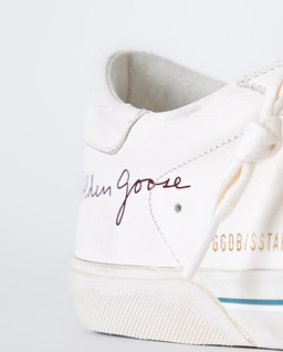 Białe skórzane sneakersy Super Star - Image #5