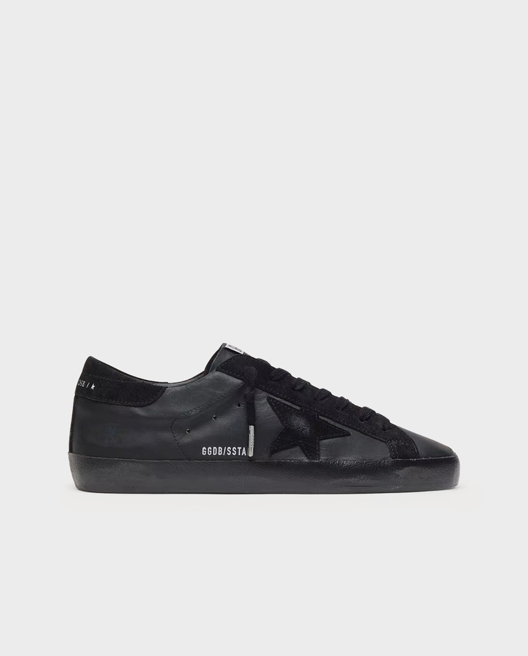 Czarne skórzane sneakersy Ball Star