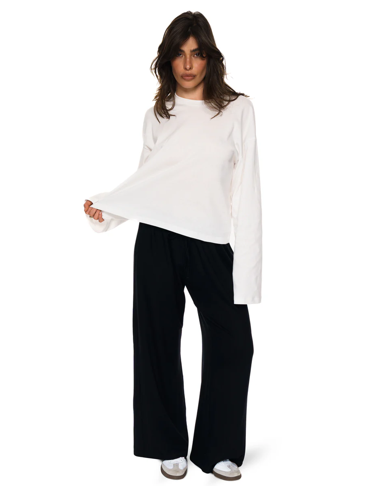 Biały longsleeve Margot