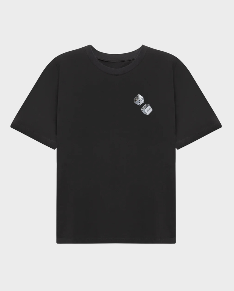 Czarny t-shirt Dices