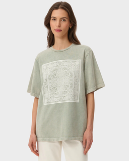 Luźny t-shirt z nadrukiem Danny - Image #0