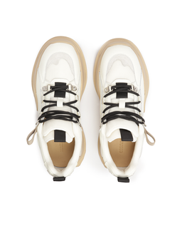 Beżowe sneakersy z łączonych materiałów MAY - Image #6