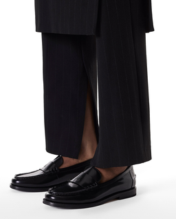 Czarne uniwersalne półbuty slip-on KS BRUNA - Image #1