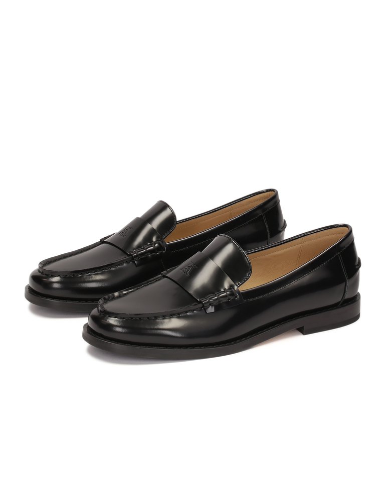 Czarne uniwersalne półbuty slip-on KS BRUNA - Image #4