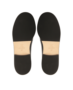 Czarne uniwersalne półbuty slip-on KS BRUNA - Image #7