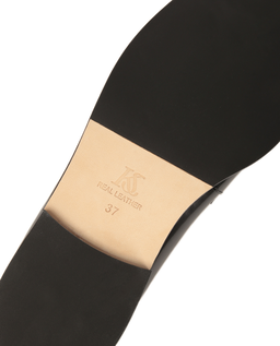 Czarne uniwersalne półbuty slip-on KS BRUNA - Image #8