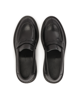 Czarne loafersy na grubszej podeszwie  KS ILDEFONSE - Image #3