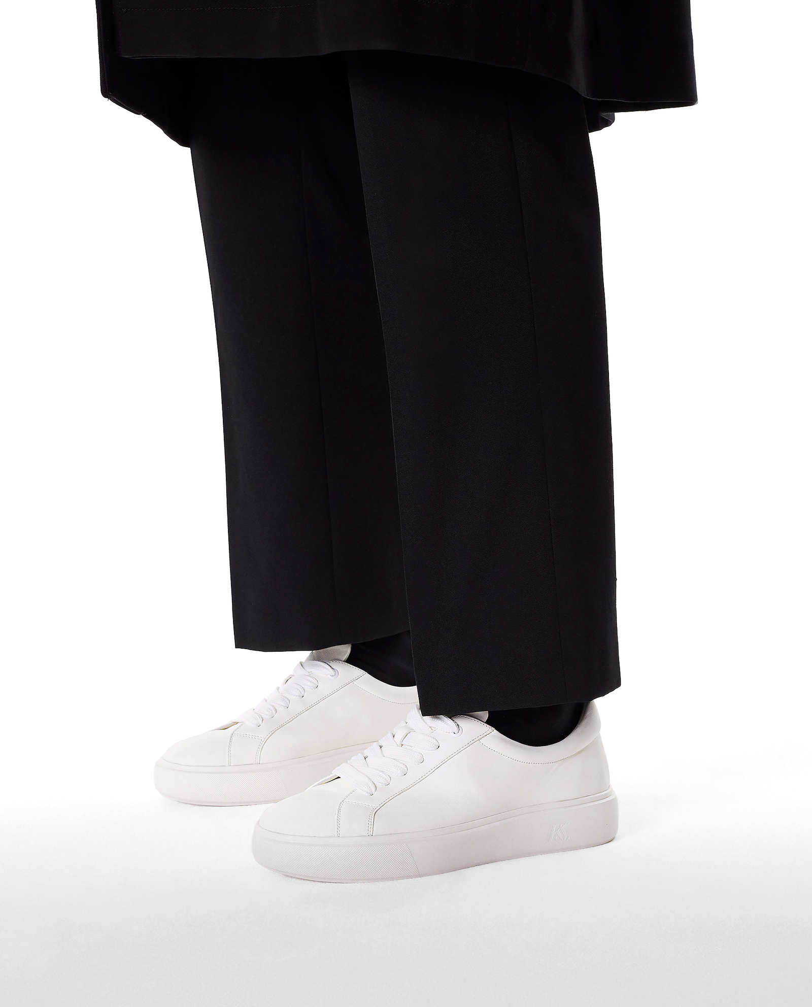 Skórzane męskie sneakersy KS BASTIEN - Image #1