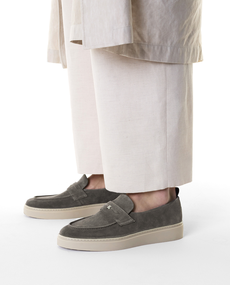 Zamszowe loafersy z podeszwą typu sneakers KS ETIENNE