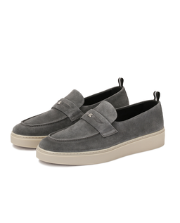 Zamszowe loafersy z podeszwą typu sneakers KS ETIENNE - Image #3